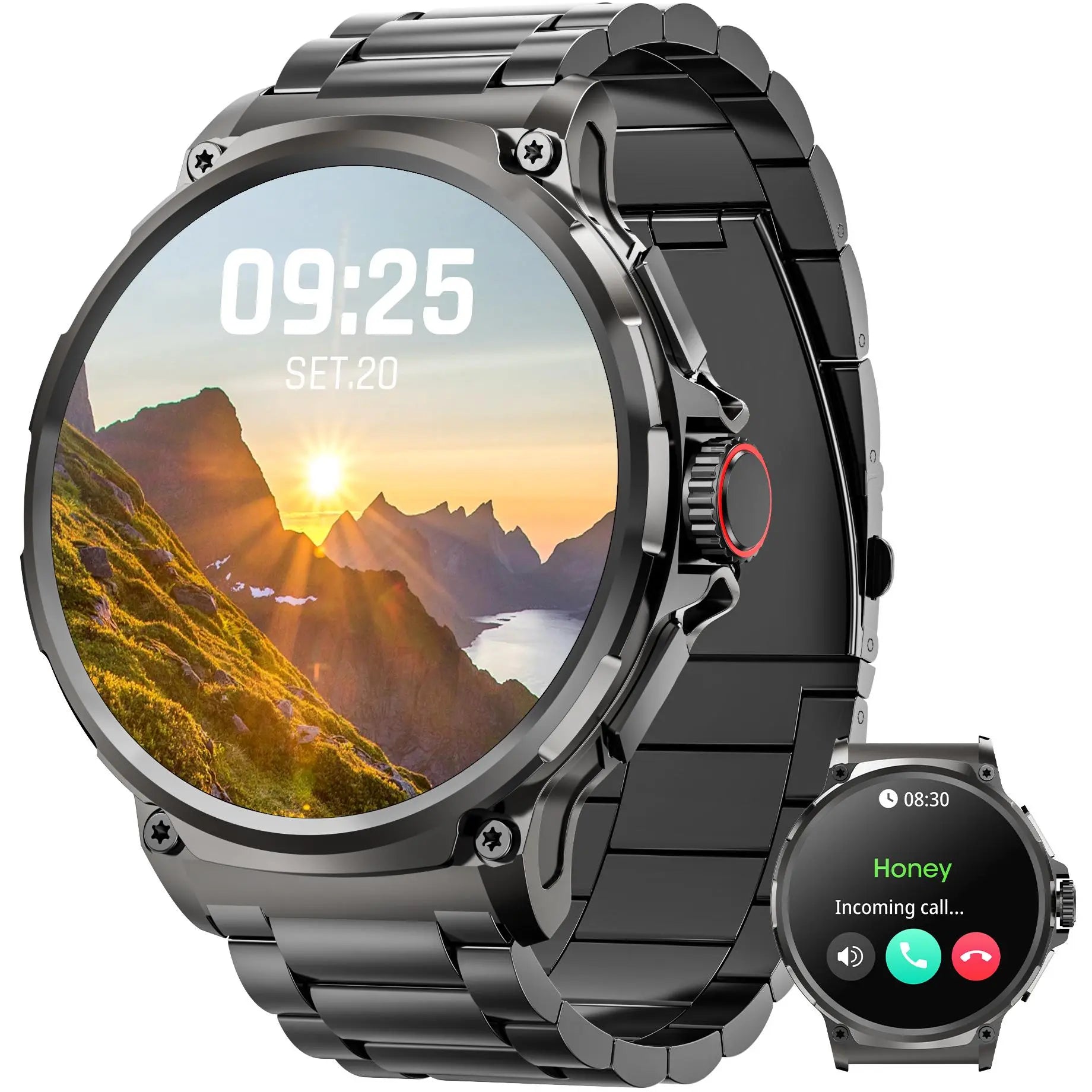 Multifunctional Smart Watch, Smartwatch with Calls, Fashion Digital Watch with Answer/Make Calls &amp; 100+ Sport Modes, Waterproof Sports Watch for Women &amp; Men