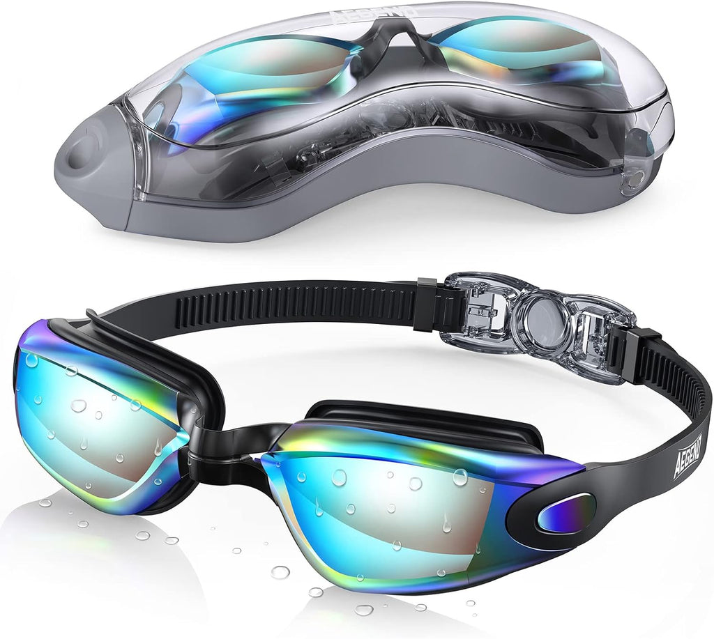 Swim Goggles, Swimming Goggles No Leaking Full Protect Adult Youth