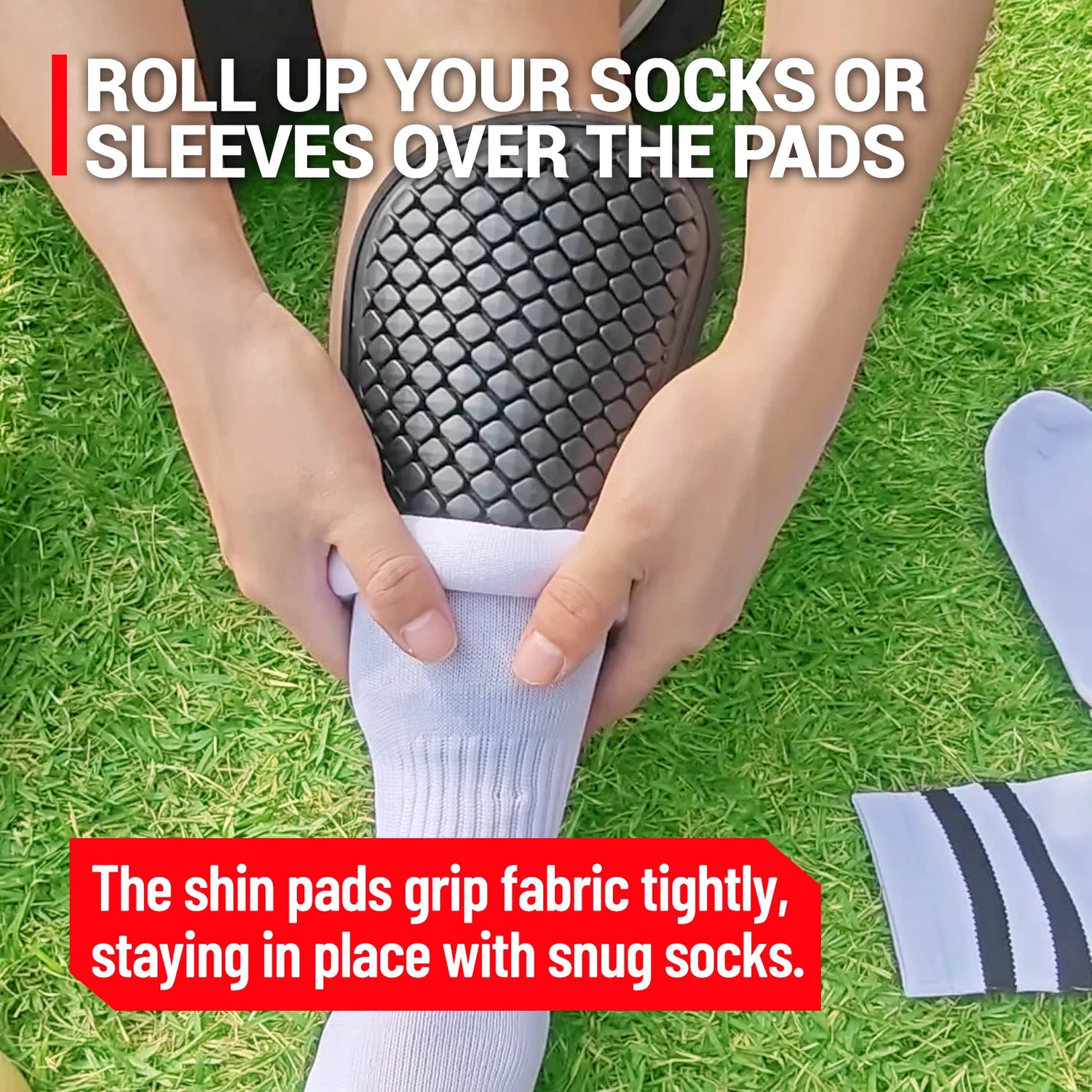 AVIVOR Soccer Shin Guards for Adults &amp; Youth, Breathable 3-Layer Protective Design, Multi-Sport Support for Football Match Day