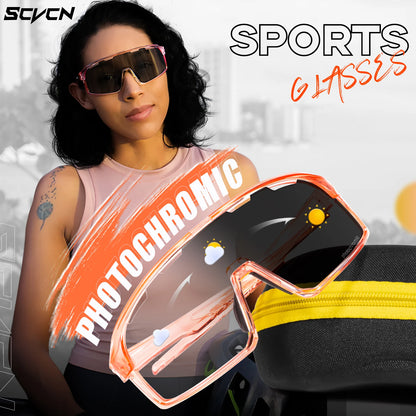 Photochromic Cycling Glasses Outdoor Sports Running Sunglasses Women UV400 Bicycle Goggles Men MBT Cycling Sunglasses