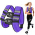Weighted Vest Pink 12 Lb Weight Vest for Woman Men Sport Weighted Vest with Reflective Stripe Adjustable Buckle Straps Mesh Pocket for Strength Training Running
