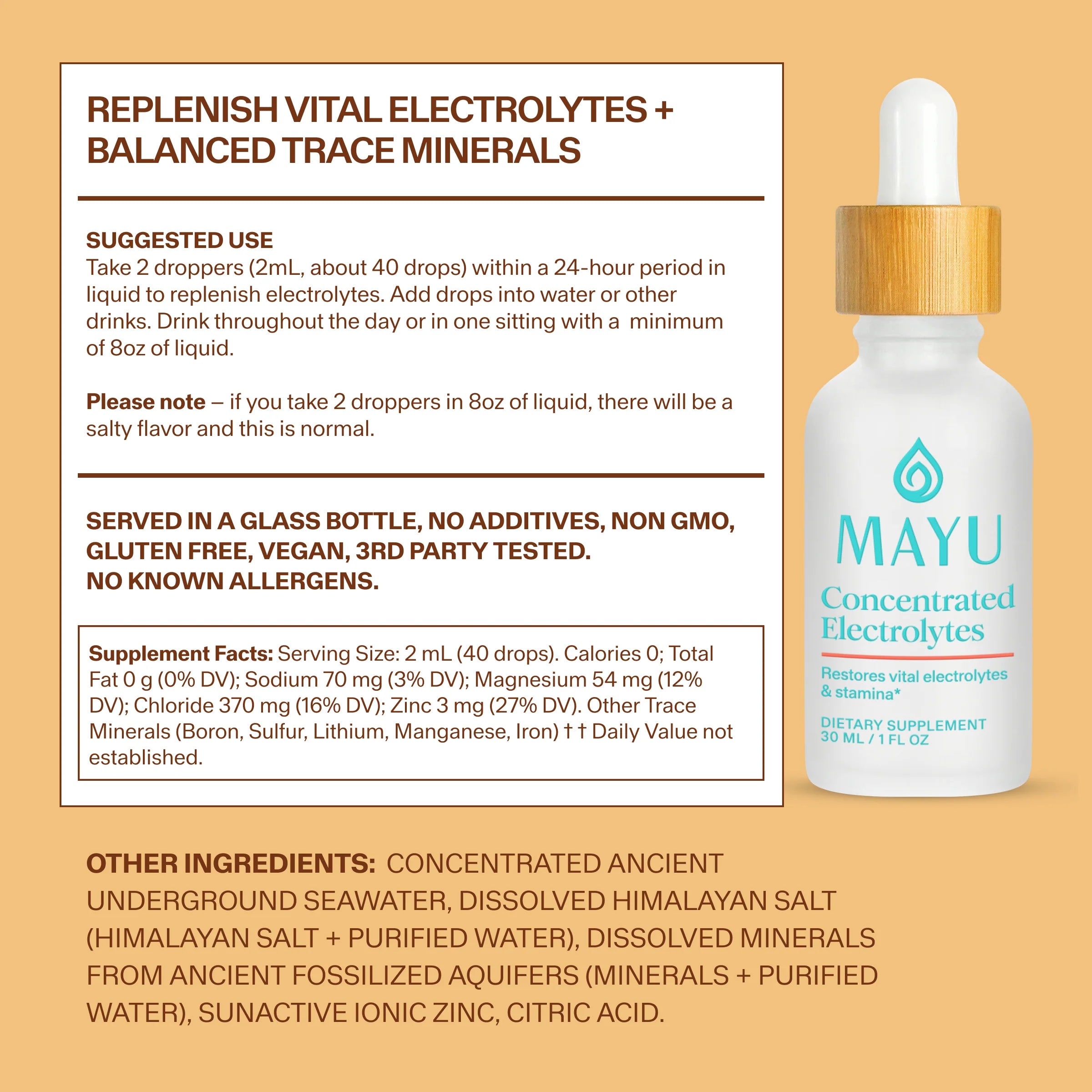 Electrolyte Drops
