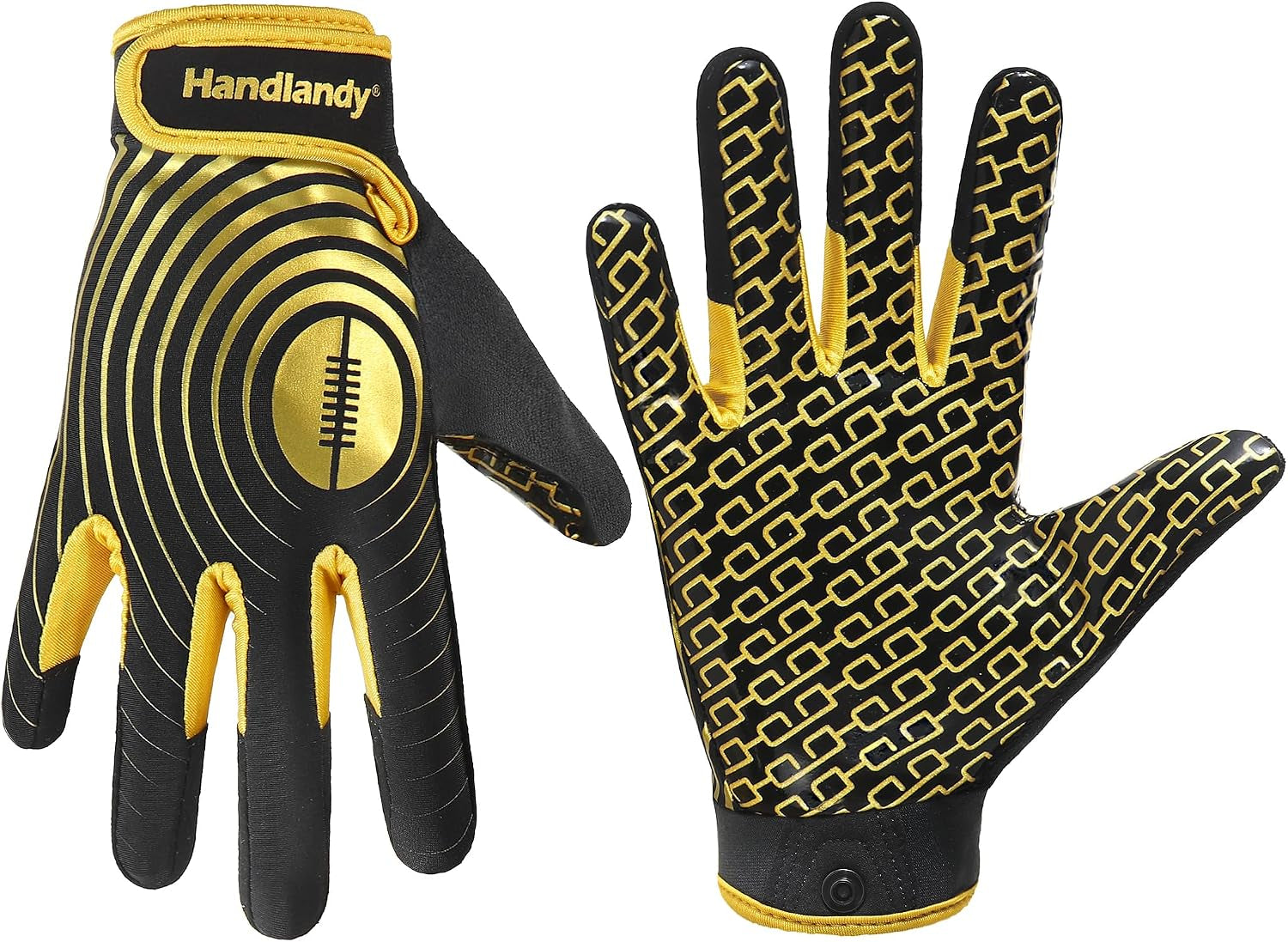 Football Gloves Men, Sticky Wide Receiver Grip Gloves, Hot Pink Stretch Fit Football Gloves Adult