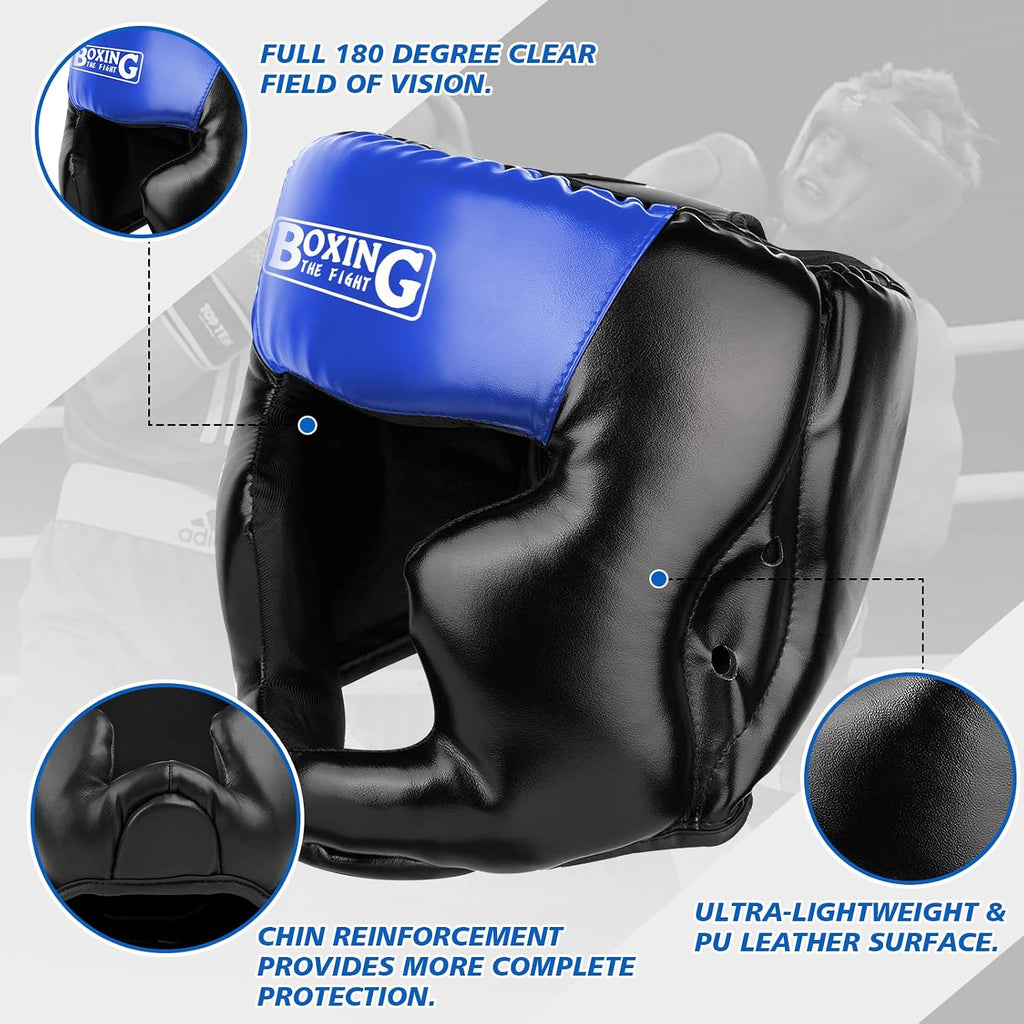2 Pack & 1 Pack Boxing Headgear - Sparring Safety Head Guard for MMA, Kickboxing, Muay Thai, Boxing - Men, Women, Kids