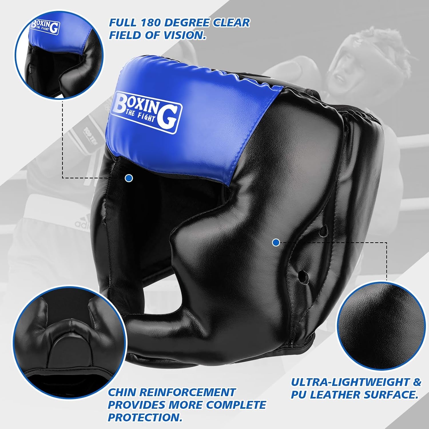 2 Pack & 1 Pack Boxing Headgear - Sparring Safety Head Guard for MMA, Kickboxing, Muay Thai, Boxing - Men, Women, Kids