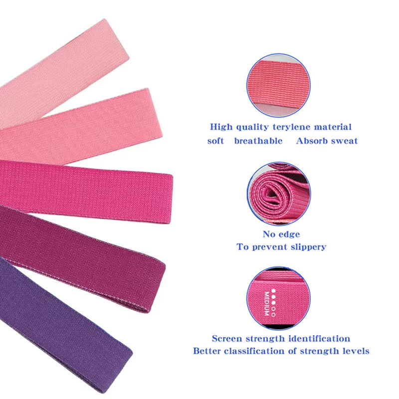 Fitness Elastic Resistance Bands Home Training Yoga Sport Resistance Bands Stretching Pilates Crossfit Workout Gym Equipment