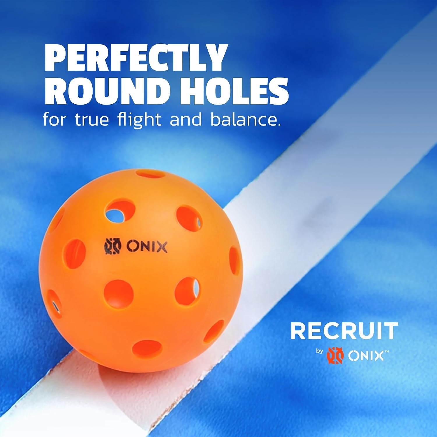 Recruit Ready‑To‑Play Indoor Pickleball Balls with Superior Welding Design — Durable Construction, Consistent Bounce, and Ideal for Fun and Competitive Indoor Play