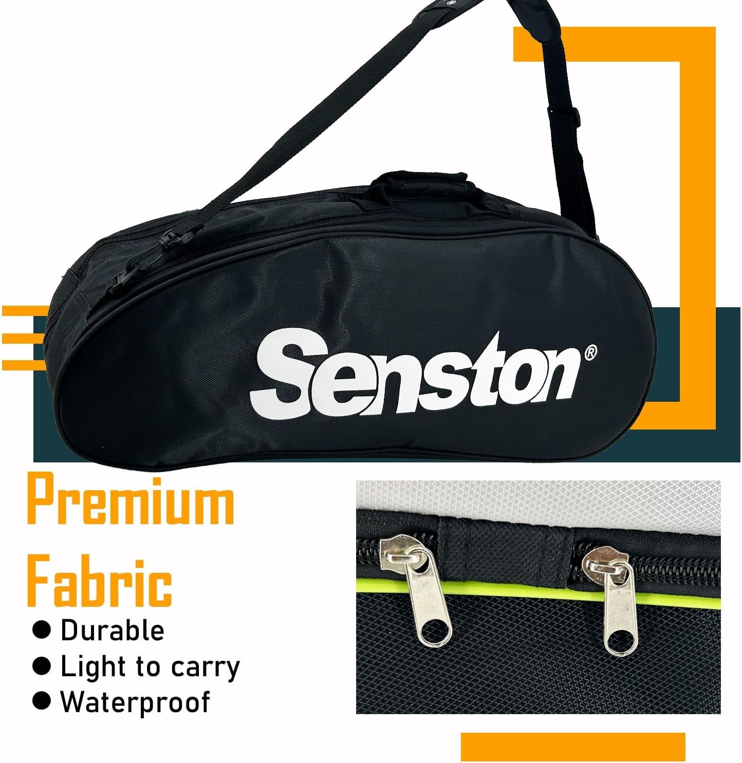 Tennis/Badminton Racket Bag,Single Shoulder Racket Bag Racquet Bag,Waterproof and Dustproof.