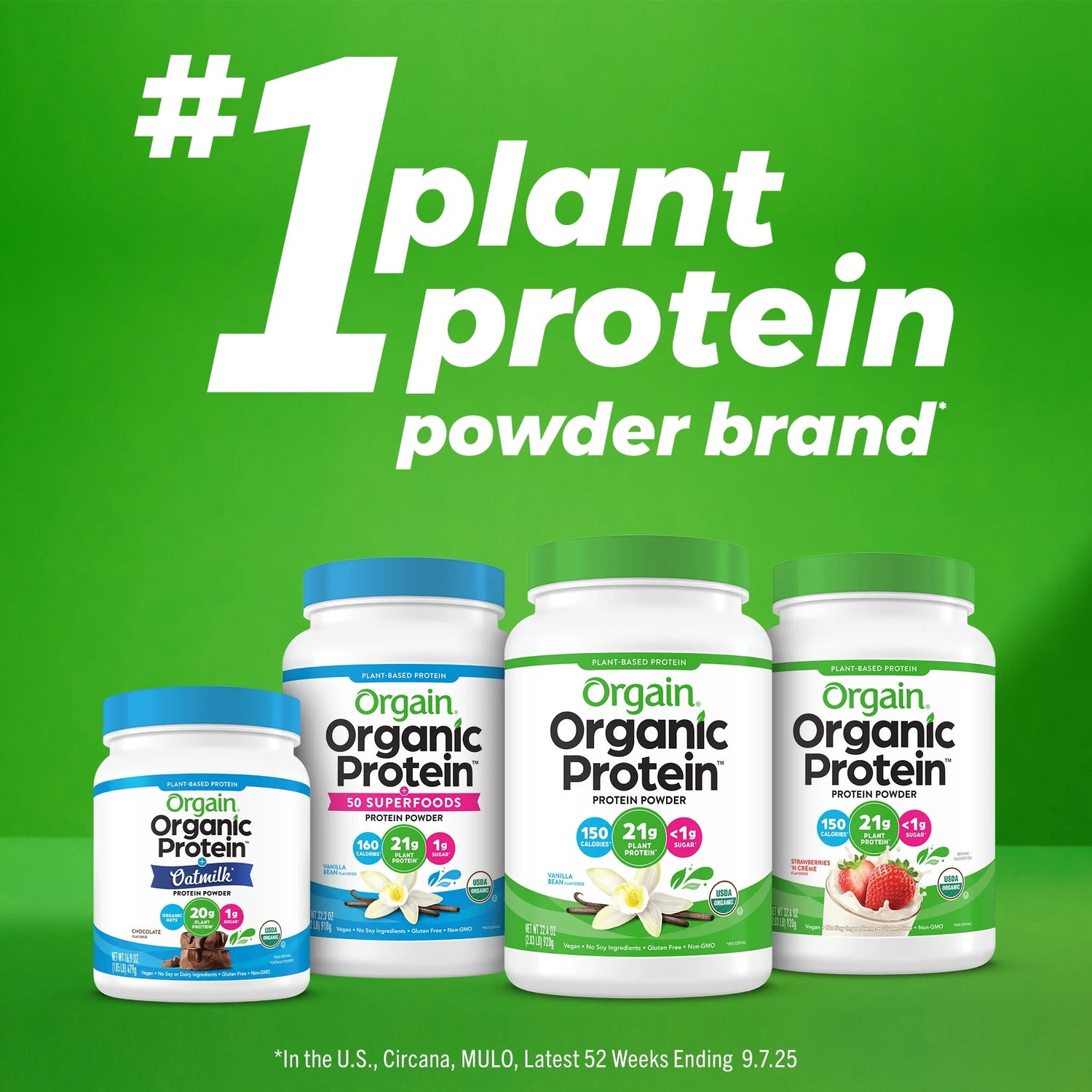 Simple Organic Vegan 20G Protein Powder- Plant Based, Non-Gmo, Vanilla 1.25Lb