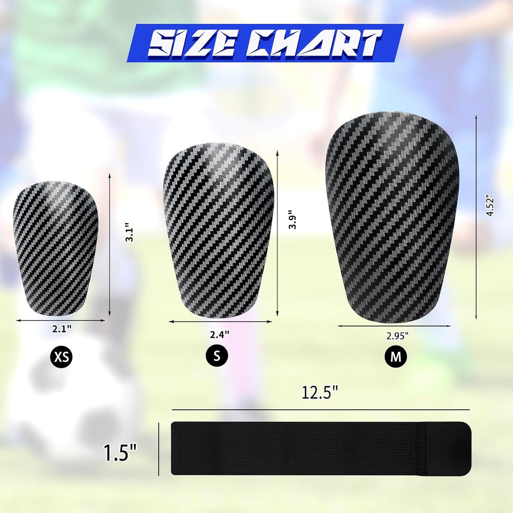 Mini Shin Guards Soccer Kids,Small Protective Gear with Fixed Straps | 2 Pairs Small Tiny Shin Pads Match Equipment Protective Tiny Shin Guards Soccer for All Ages