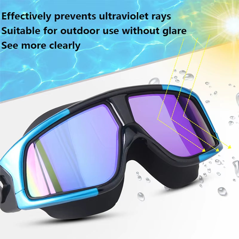 Hot Sale High Quality Professional Aldult Swimming Goggles Anti-Fog Eye Protection Swim Anti-Fog Goggles Swim No Leaking