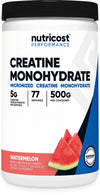 Creatine Monohydrate Powder (Watermelon, 500 Gram) - Micronized Creatine Supplement - Vegan, Non-Gmo, Gluten