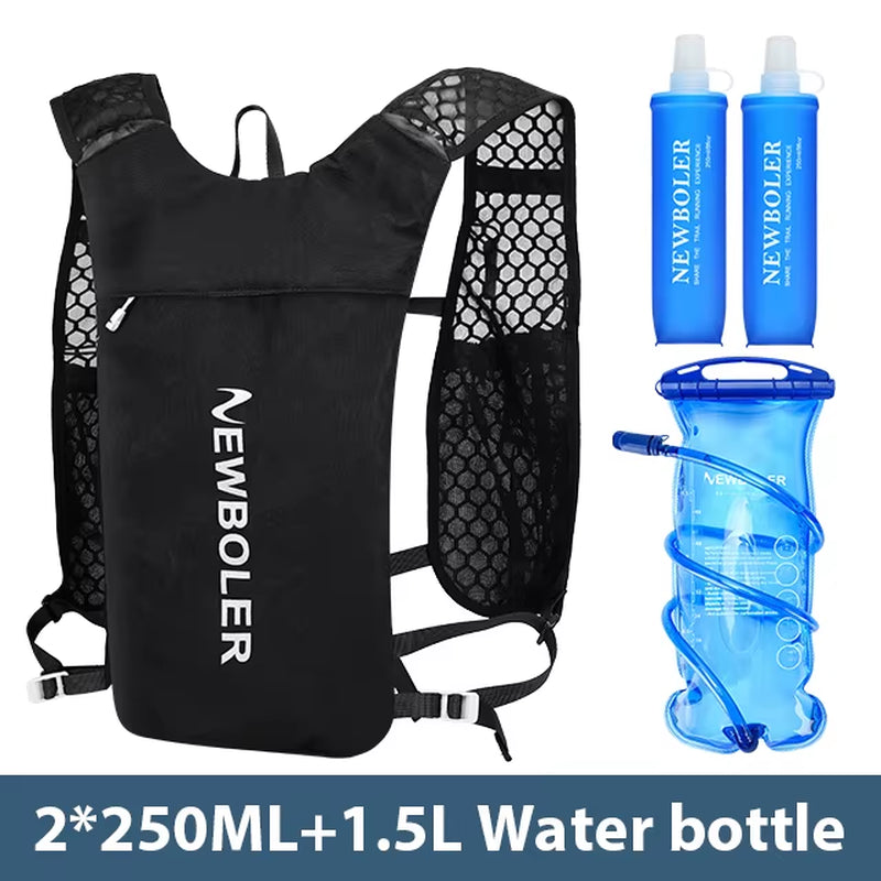 Breathable Hydration Vest Trail Running Backpacks Lightweight Cycling Run Jogging Marathon Backpack Riding Climbing Bag