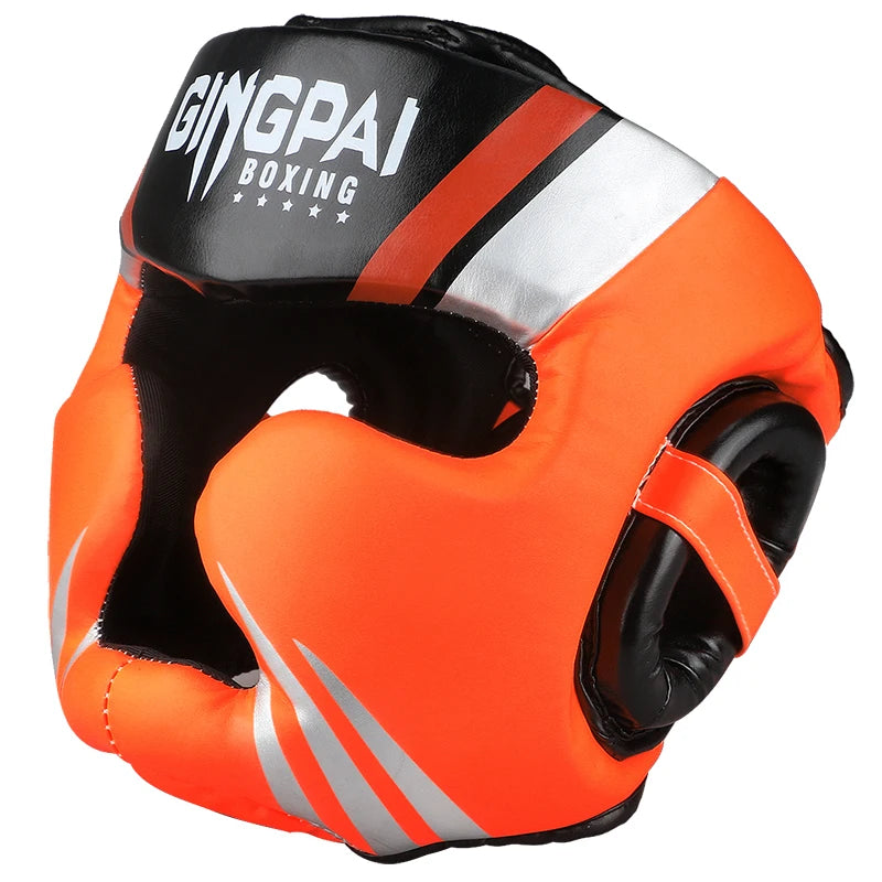 Boxing Head Protection Adult Fitness Equipment Aproved Closed Full Sports Headgear Men Women Sanda Helmets Kids Head Protector