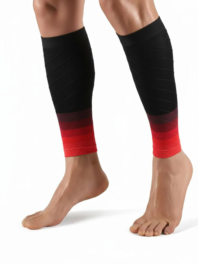 1Pair Calf Support Compression Sleeves for Women Men Running 20-30Mmhg Footless Leg Socks Outdoor Sports Marathon