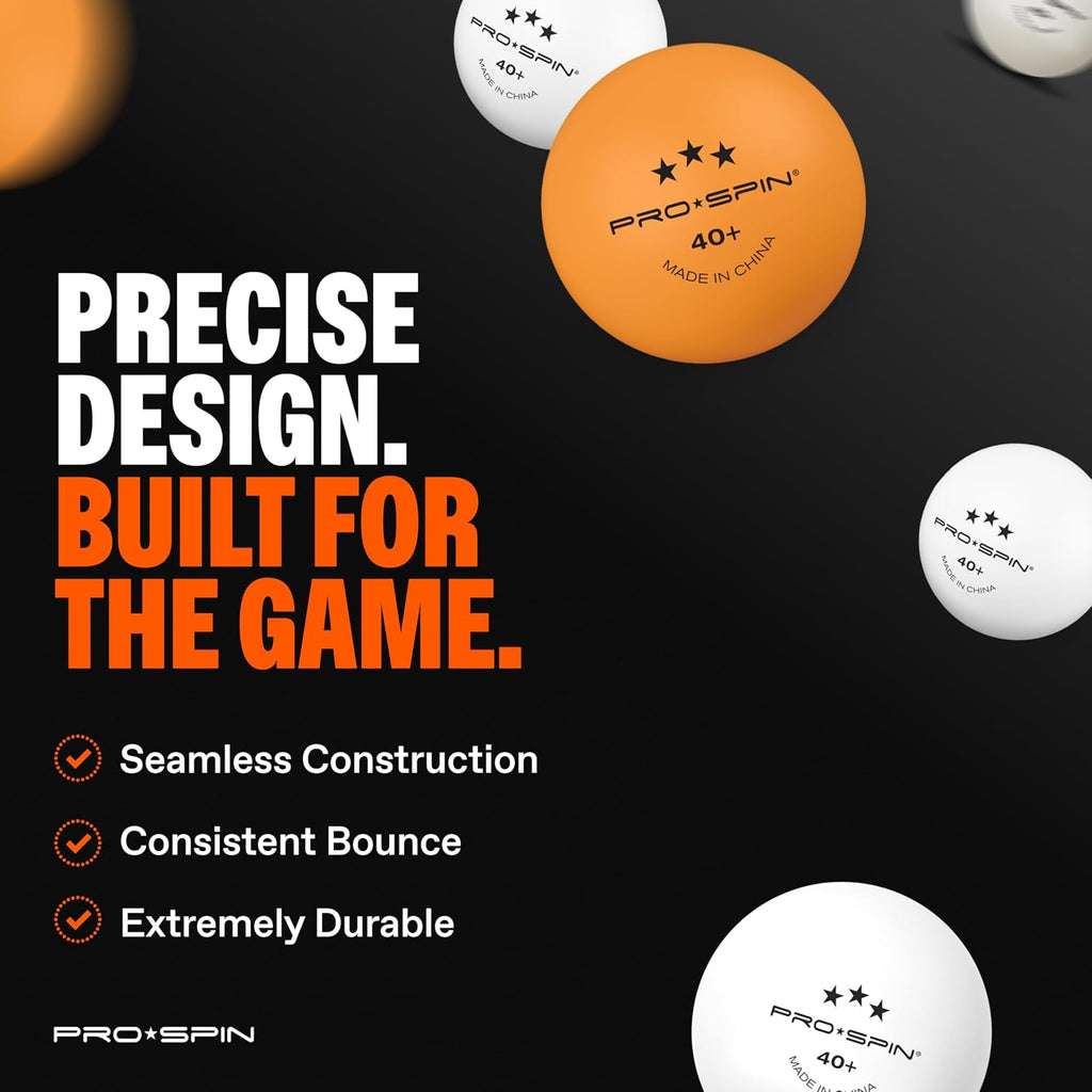 Ping Pong Paddles - High-Performance Set with Premium Table Tennis Rackets, 3-Star Ping Pong Balls, Compact Storage Case | Professional Quality Ping Pong Paddle Set | Indoor & Outdoor Games