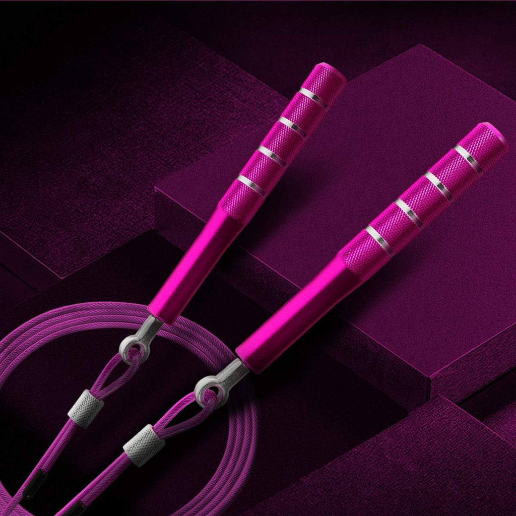 Jump Rope,  Speed Jumping Rope for Training Fitness Exercise, Adjustable Adults Workout Skipping Rope for Men, Women, Kids, Girls