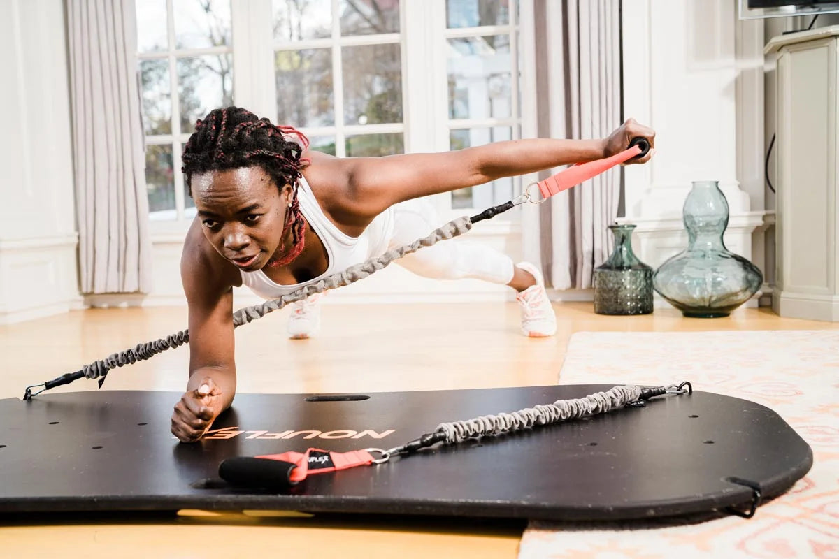 Resistance Training Fit Board with Resistance Bands, Fitness Equipment -