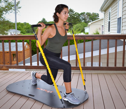 Resistance Training Fit Board with Resistance Bands, Fitness Equipment -