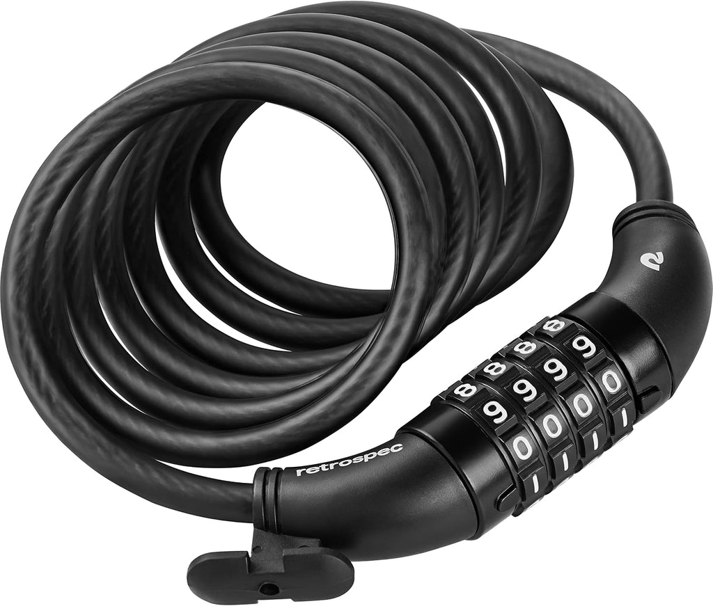 Grizzly plus Integrated Combo Cable Bike Lock - 12Mm