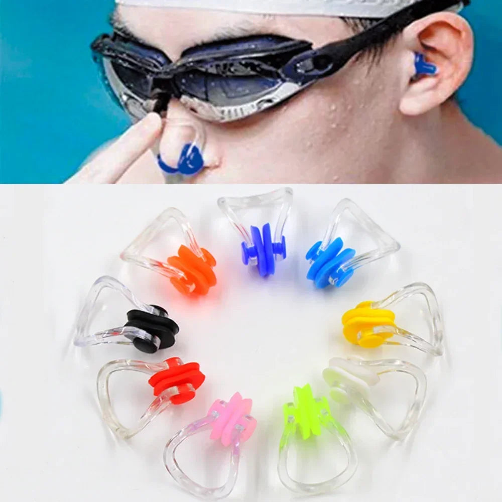 Soft Silicone Swimming Nose Clip High Quality Reusable Comfortable Diving Surfing Swim Nose Clips for Adults Children 1PCS