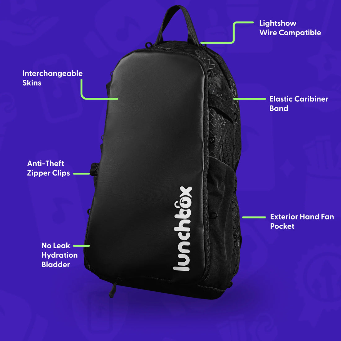Lunchbox Hydration Pack (Cloud Mesh)
