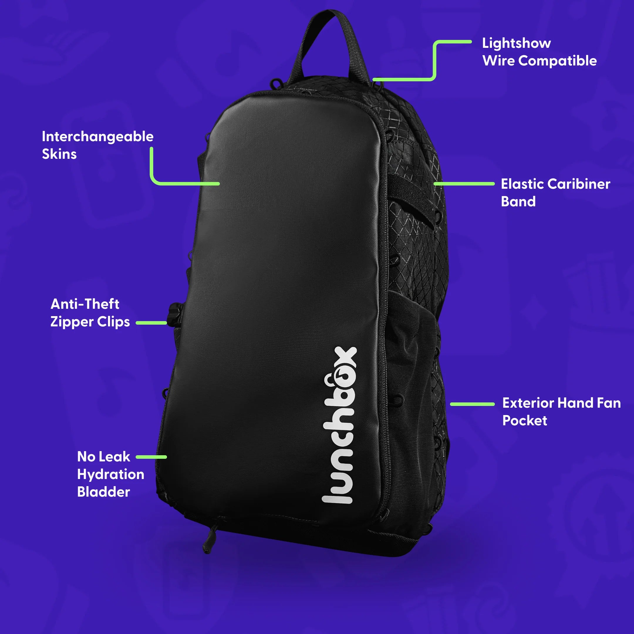 Lunchbox Hydration Pack (Cloud Mesh)