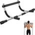 Pull up Bar for Doorway, Thickened Steel Upper Body Workout Bar, Adjustable Width Locking, Max Limit 330 Lbs, Multi-Grip Strength Chin-Up Bar for Strength Training, Home & Gym, Black