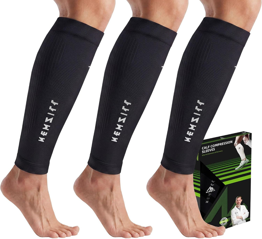 Compression Calf Sleeves (20-30Mmhg) for Men & Women Perfect Option to Compression Socks for Running Travel Nursing