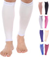 Compression Calf Sleeve for Men & Women, Premium Medical Grade, 15-20Mmhg Graduated Support for Running, Calf Tear, Shin Splints, Knee High, Calf Sleeves, 1 Pair