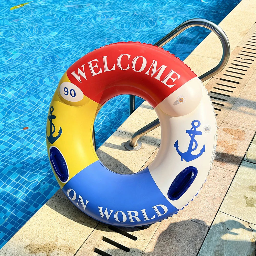 Inflatable Swimming Ring Adult Pool Float Swim Accessory Swim Tube Summer Water Sports Swimming Circle Swim Float ﻿ ﻿ ﻿ ﻿