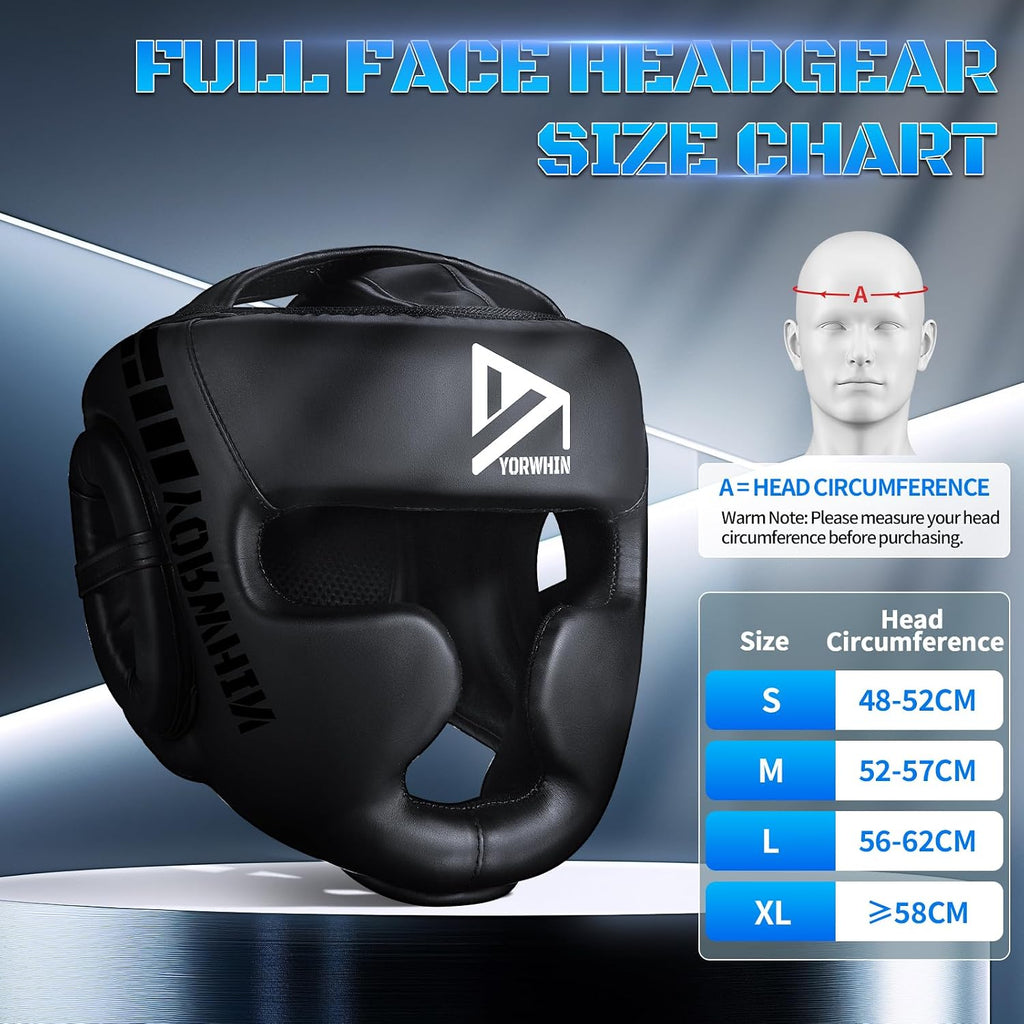 Boxing Headgear for Kids Youth, Boxing Head Sparring Gear MMA Headgear | Boxing Head Gear Training Sparring Safety Head Guard for Kickboxing, Sparring, Karate, Taekwondo, Muay Thai Training Helmet