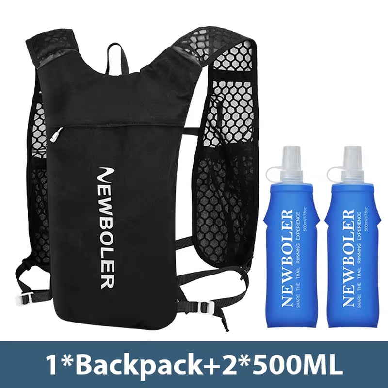 Breathable Hydration Vest Trail Running Backpacks Lightweight Cycling Run Jogging Marathon Backpack Riding Climbing Bag