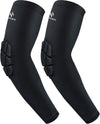 2PCS Padded Elbow Sleeves Compression Arm Protective Support