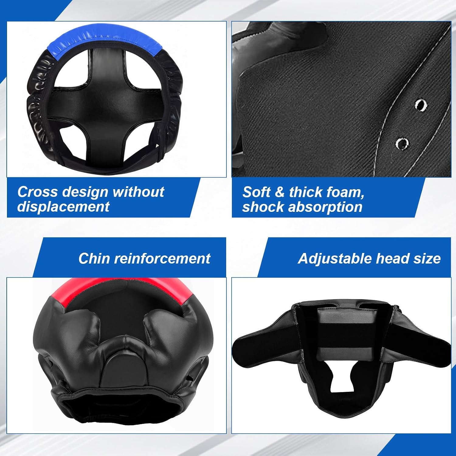 2 Pack & 1 Pack Boxing Headgear - Sparring Safety Head Guard for MMA, Kickboxing, Muay Thai, Boxing - Men, Women, Kids