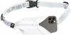 Running Belt Original Monochromatic, Women Men, Phone Holder for Running, Running Fanny Pack, Holder for Phone, Running Waist Pack, Adjustable Waist, [Fits All Phones]. White W/White Zipper