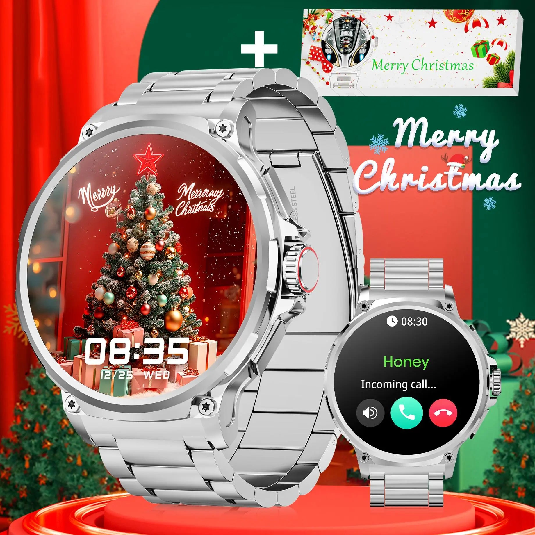 Multifunctional Smart Watch, Smartwatch with Calls, Fashion Digital Watch with Answer/Make Calls &amp; 100+ Sport Modes, Waterproof Sports Watch for Women &amp; Men