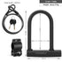 Chinese Style Bicycle Locks U Shape Electric Scooter Padlock Anti-Theft Bike Lock Cable Set MTB Road Bike Accessories