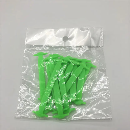 16Pcs/Lot Silicone Shoelaces No Tie Shoelaces 12 Colors Elastic Lace Shoelace Creative Lazy Silicone Laces Rubber Lace