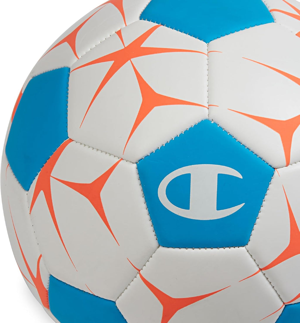 Prodigy Soccer Ball with Pump | 32-Panel Matte Finish | Butyl Bladder | Indoor & Outdoor | Youth & Adult Training | 6" Pump Included