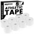 8 Pack White Athletic Sports Tape, Easy Tear Wrist Tape for Boxing & Gymnastics