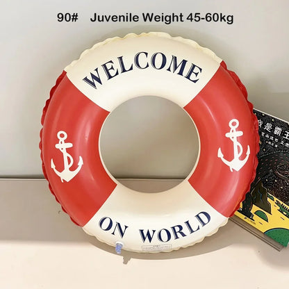Inflatable Swimming Ring Adult Pool Float Swim Accessory Swim Tube Summer Water Sports Swimming Circle Swim Float ﻿ ﻿ ﻿ ﻿