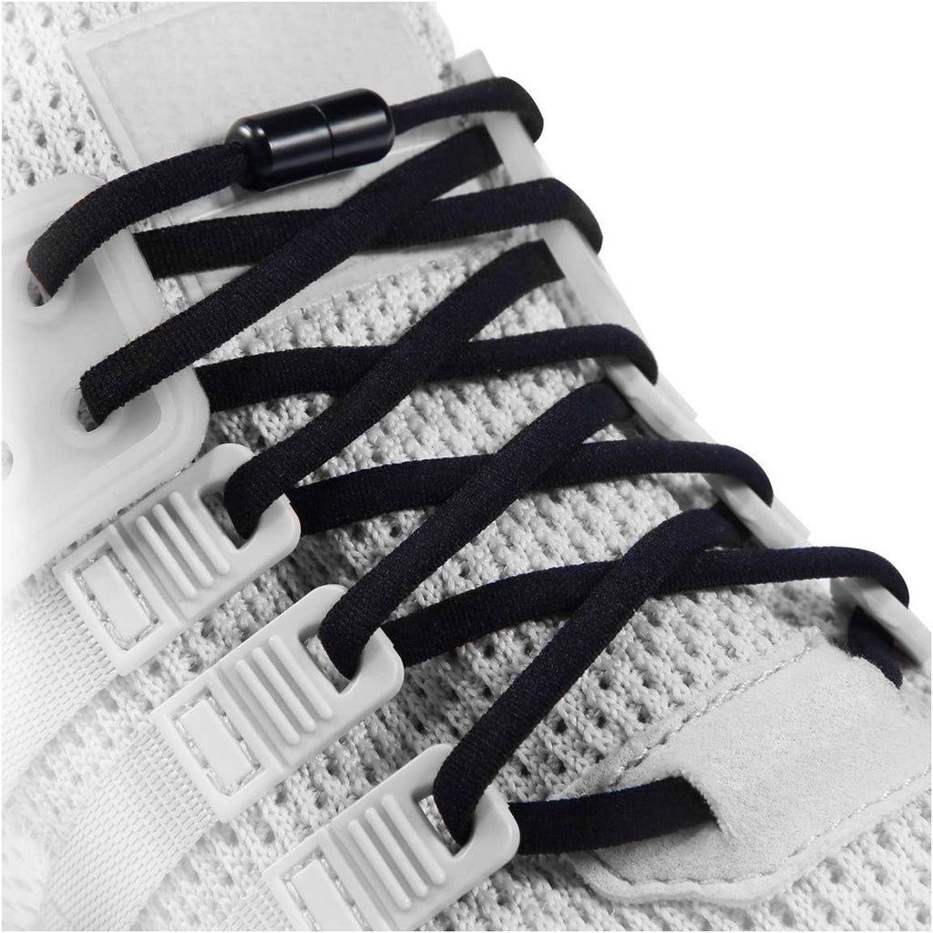 Elastic No Tie Shoe Laces for Adults,Kids,Elderly,System with Elastic Shoe Laces(2 Pairs)