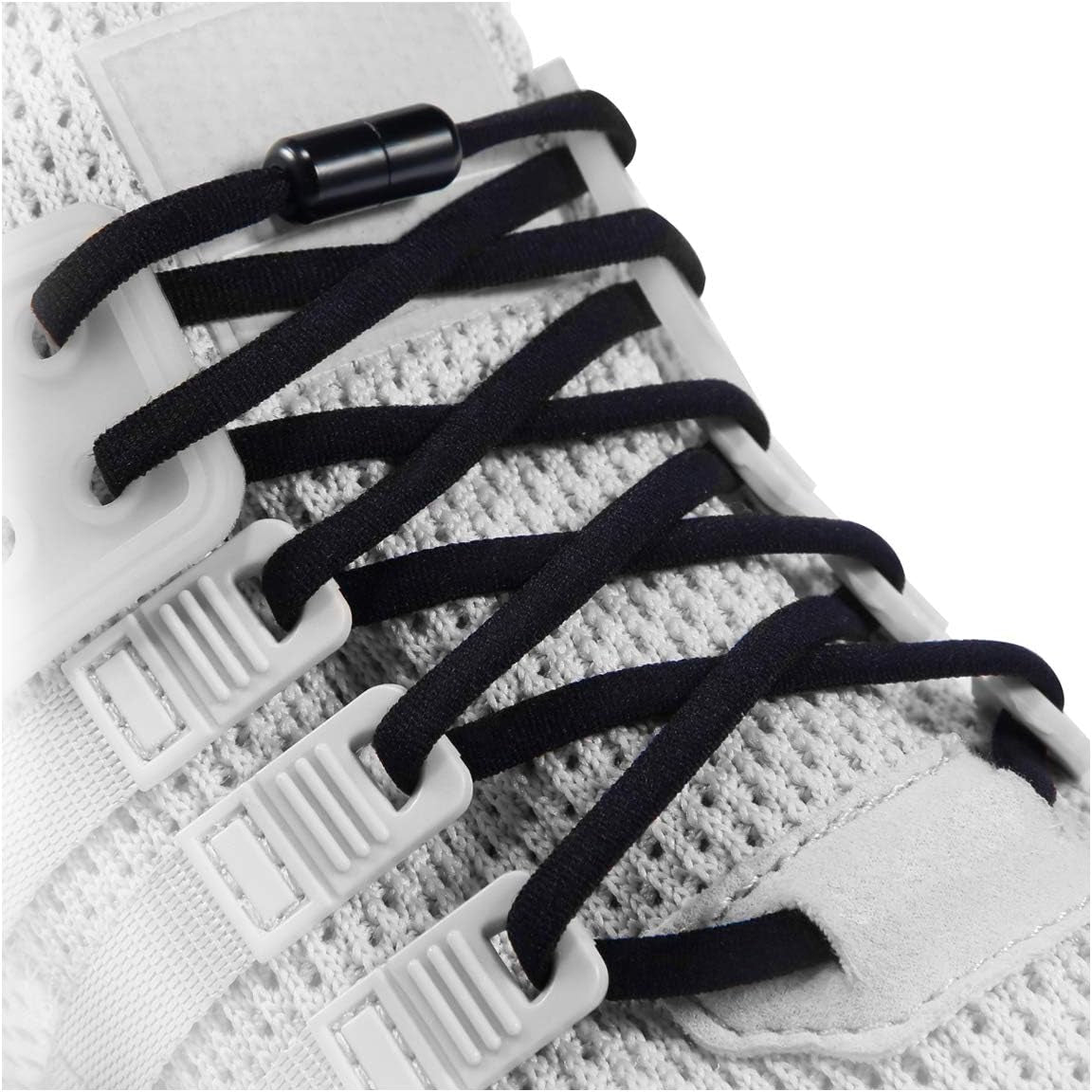 Elastic No Tie Shoe Laces for Adults,Kids,Elderly,System with Elastic Shoe Laces(2 Pairs)