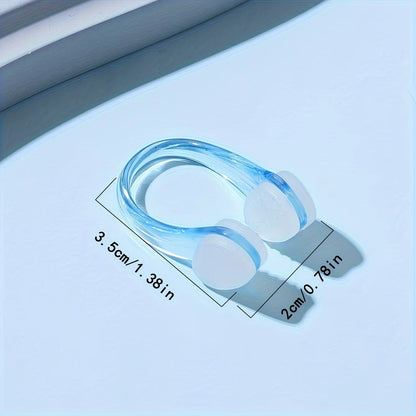 2 Pcs Swimming Nose Clip Professional Swimming Training Anti-Choking Comfortable Waterproof and Non-Slip Nose Clip
