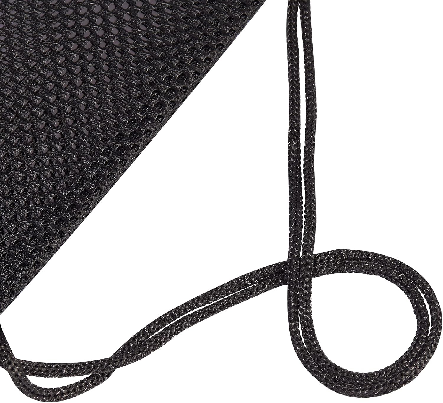 2-PACK Mesh Drawstring Bag, Mesh String Bag for Gym Laundry Seashell and Beach F