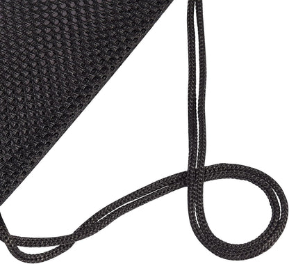 2-PACK Mesh Drawstring Bag, Mesh String Bag for Gym Laundry Seashell and Beach F