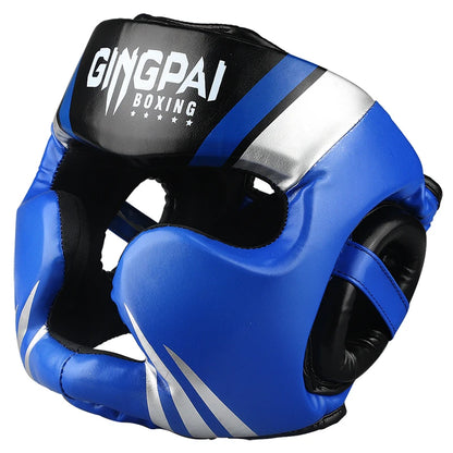Boxing Head Protection Adult Fitness Equipment Aproved Closed Full Sports Headgear Men Women Sanda Helmets Kids Head Protector