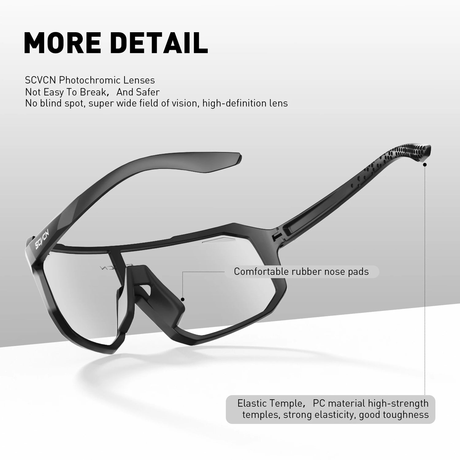 Photochromic Cycling Glasses UV400 Cycling Sunglasses Outdoor Bicycle Sunglasses Bike Goggles Sports MTB Ride Eyewear