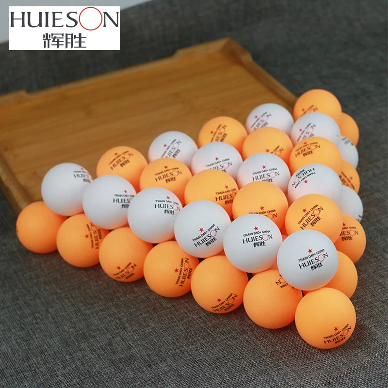 50/100/200 Pcs ABS Plastic Table Tennis Balls D40+ New Material Ping Pong Balls 1 Star Table Tennis Balls for Training